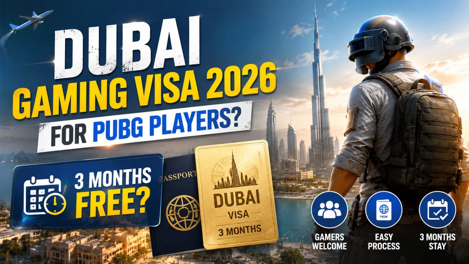 Dubai Gaming Visa 2026: Can PUBG Players Get a Free 3-Month Visa?